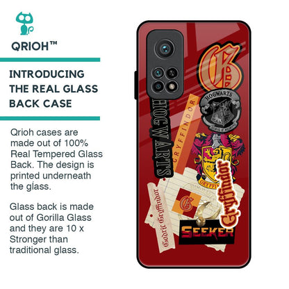Gryffindor Glass Case for Xiaomi Mi 10T