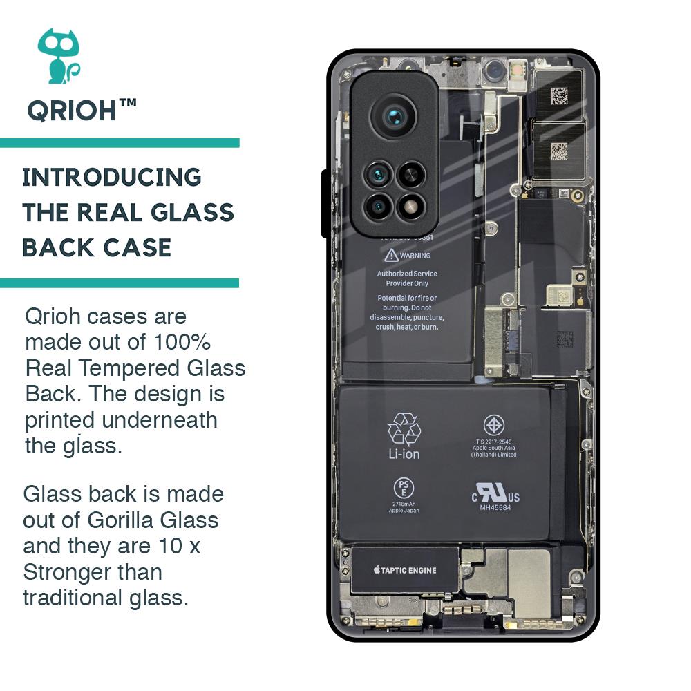 Skeleton Inside Glass Case for Xiaomi Mi 10T