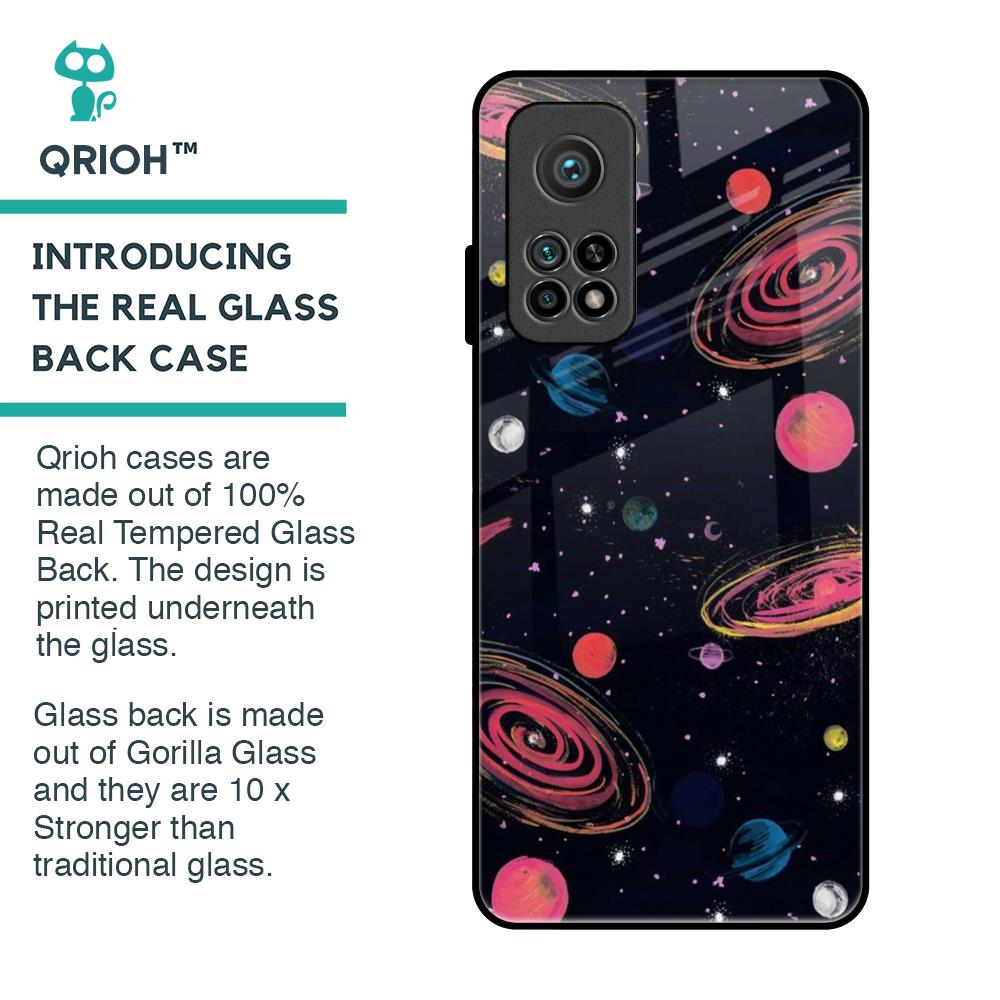 Galaxy In Dream Glass Case For Xiaomi Mi 10T