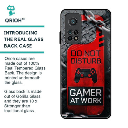 Do No Disturb Glass Case For Xiaomi Mi 10T