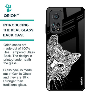 Kitten Mandala Glass Case for Xiaomi Mi 10T