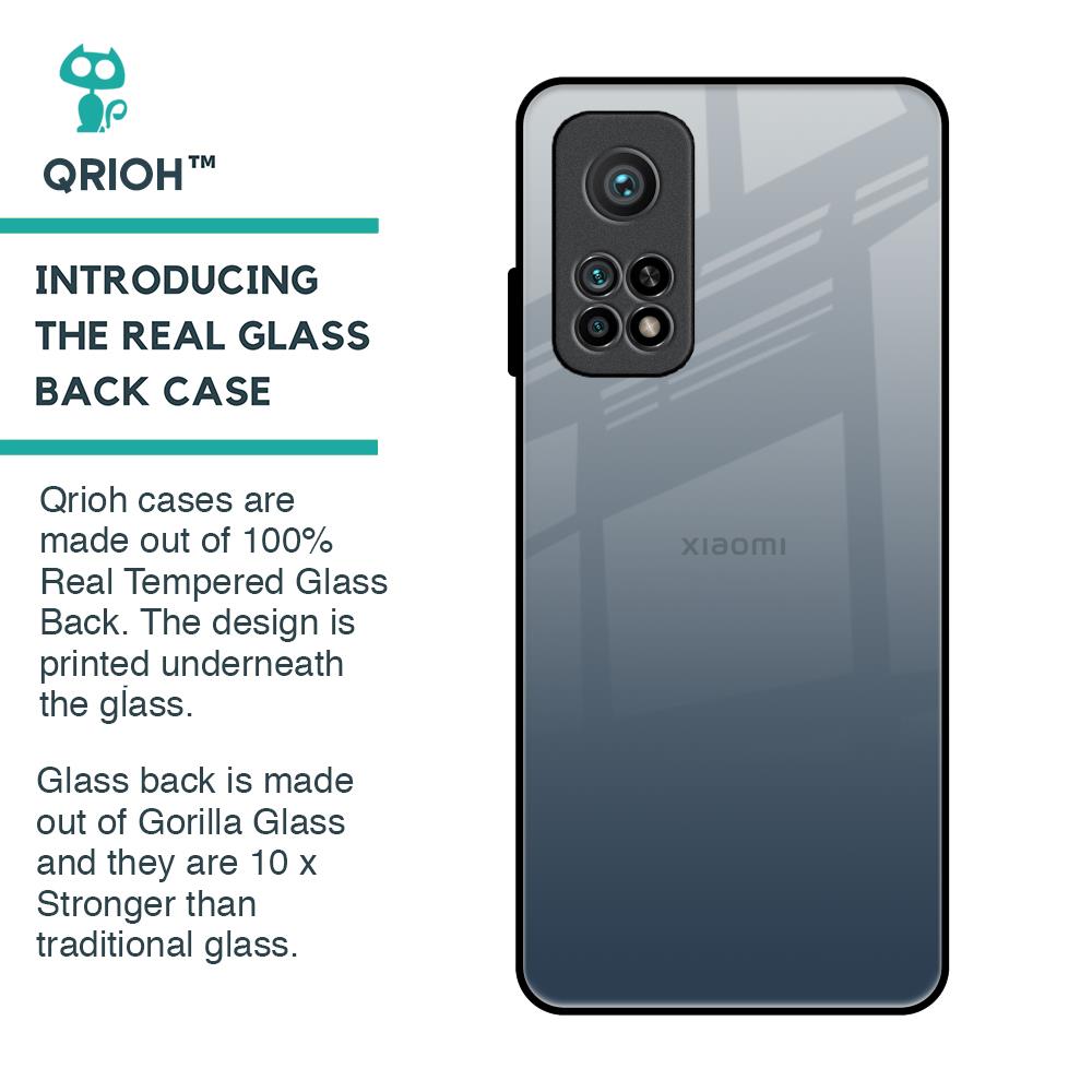 Smokey Grey Color Glass Case For Xiaomi Mi 10T