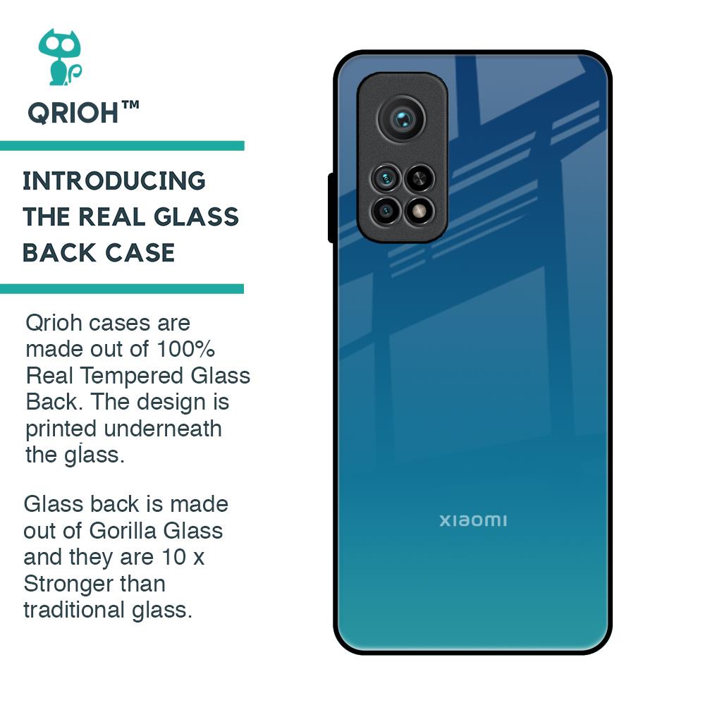 Celestial Blue Glass Case For Xiaomi Mi 10T