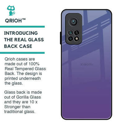 Indigo Pastel Glass Case For Xiaomi Mi 10T