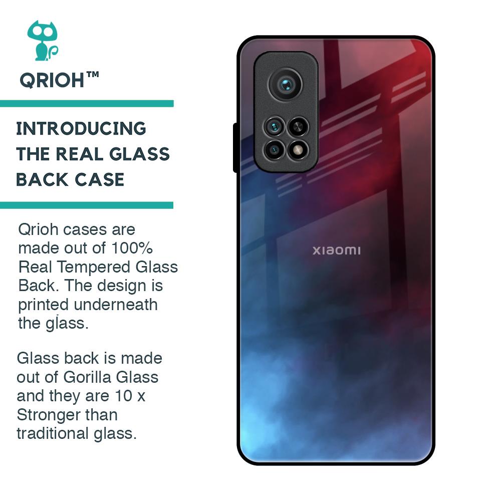 Smokey Watercolor Glass Case for Xiaomi Mi 10T