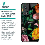 Flowers & Butterfly Glass Case for Xiaomi Mi 10T