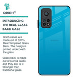 Blue Aqua Glass Case for Xiaomi Mi 10T