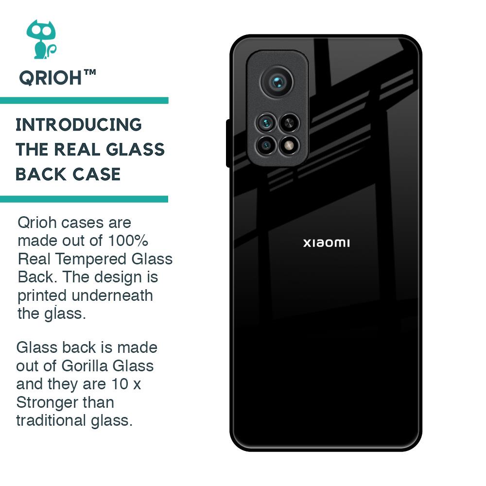 Jet Black Glass Case for Xiaomi Mi 10T