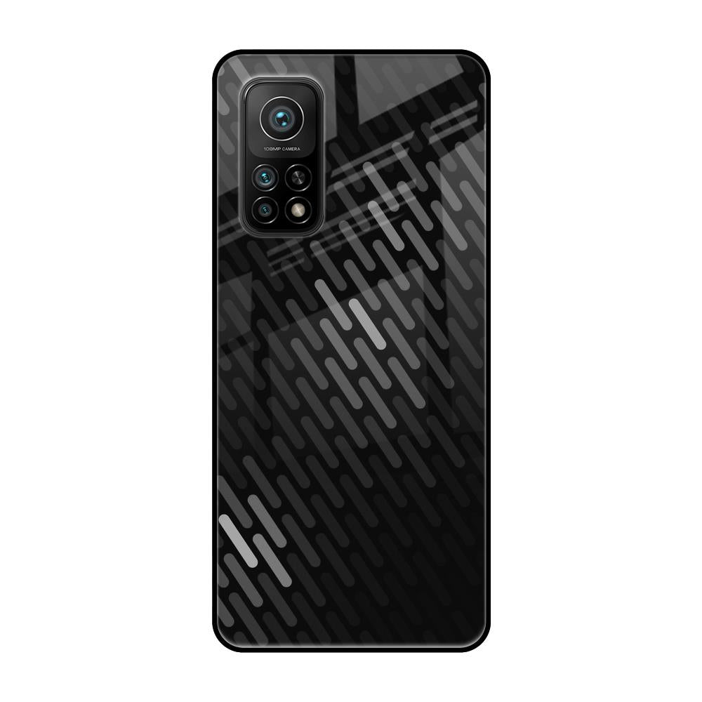 Dark Abstract Pattern Xiaomi Mi 10T Glass Cases & Covers Online