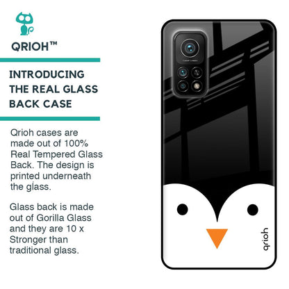 Cute Penguin Glass Case for Xiaomi Mi 10T