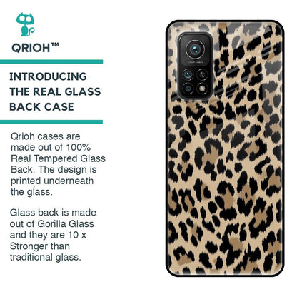 Leopard Seamless Glass Case For Xiaomi Mi 10T