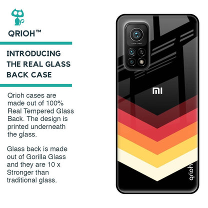 Abstract Arrow Pattern Glass Case For Xiaomi Mi 10T
