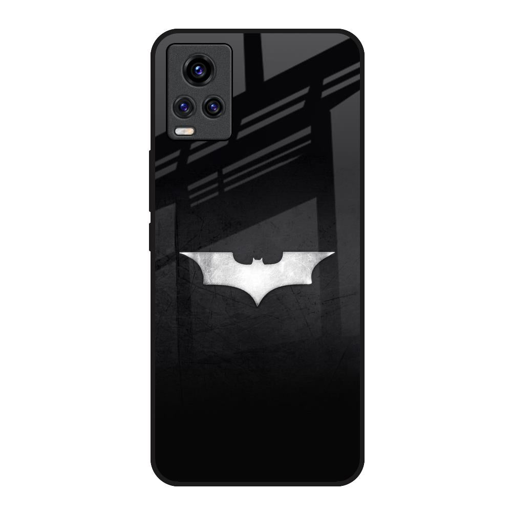 Super Hero Logo Vivo V20 Glass Back Cover Online