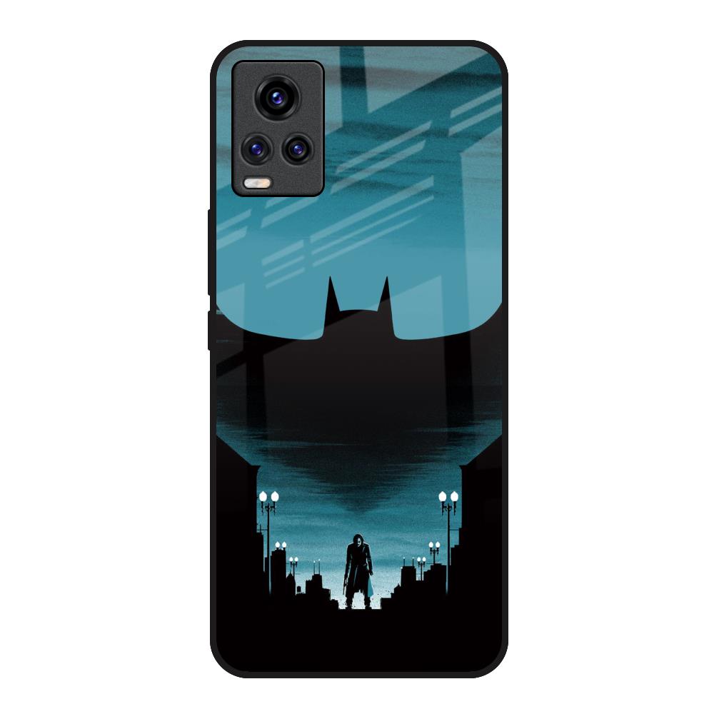 Cyan Bat Vivo V20 Glass Back Cover Online
