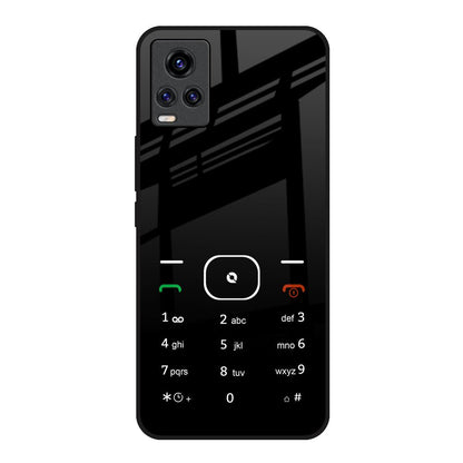 Classic Keypad Pattern Vivo V20 Glass Back Cover Online