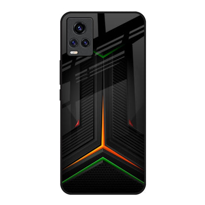 Modern Ultra Chevron Vivo V20 Glass Back Cover Online