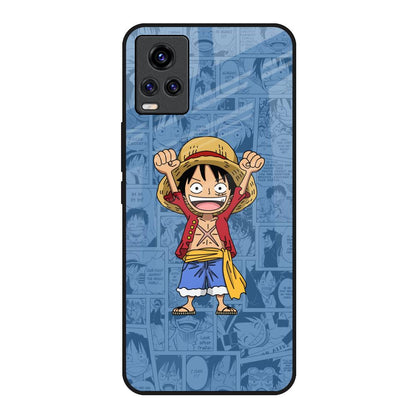 Chubby Anime Vivo V20 Glass Back Cover Online