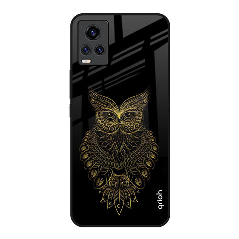 Golden Owl Vivo V20 Glass Back Cover Online