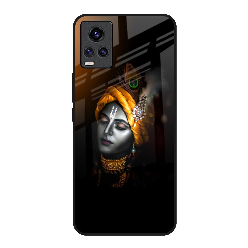 Ombre Krishna Vivo V20 Glass Back Cover Online