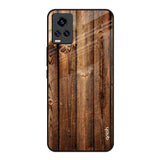 Timber Printed Vivo V20 Glass Back Cover Online