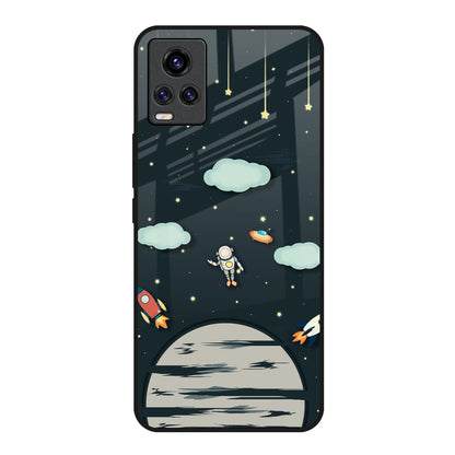 Astronaut Dream Vivo V20 Glass Back Cover Online