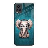 Adorable Baby Elephant Vivo V20 Glass Back Cover Online