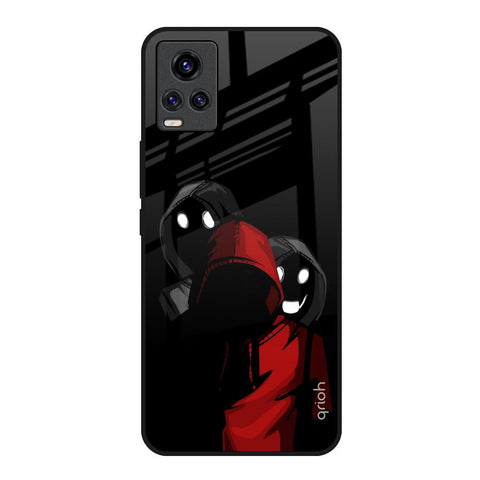 Shadow Character Vivo V20 Glass Back Cover Online