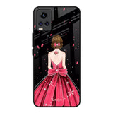 Fashion Princess Vivo V20 Glass Back Cover Online