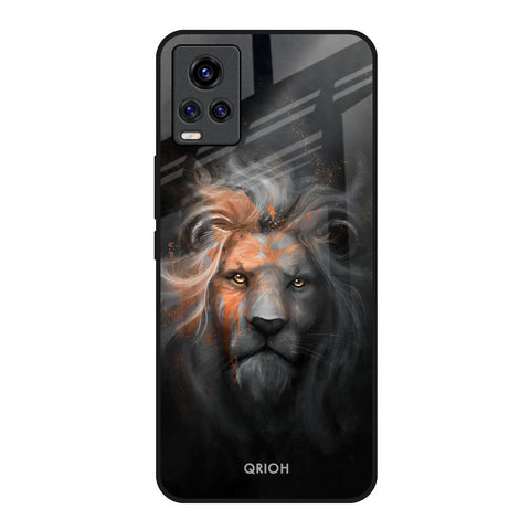 Devil Lion Vivo V20 Glass Back Cover Online