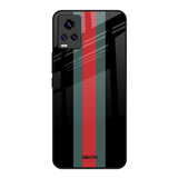 Vertical Stripes Vivo V20 Glass Back Cover Online