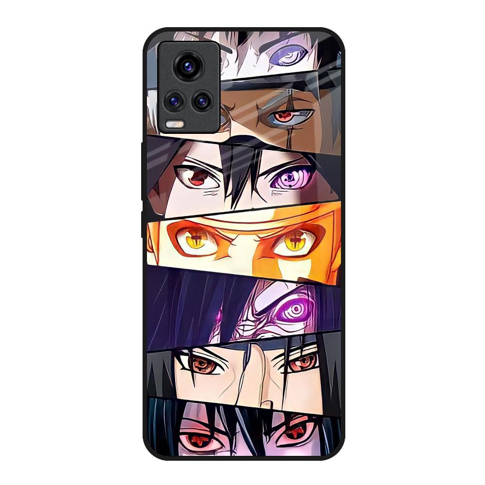 Anime Eyes Vivo V20 Glass Back Cover Online
