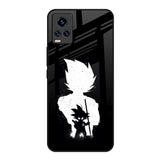 Monochrome Goku Vivo V20 Glass Back Cover Online