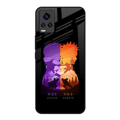 Minimalist Anime Vivo V20 Glass Back Cover Online
