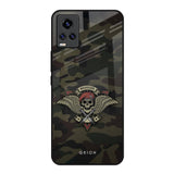 Army Warrior Vivo V20 Glass Back Cover Online