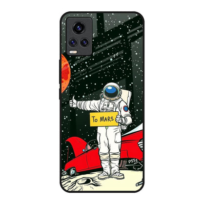 Astronaut on Mars Vivo V20 Glass Back Cover Online