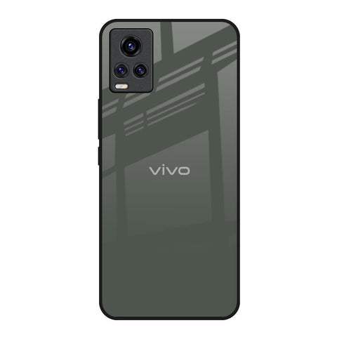 Charcoal Vivo V20 Glass Back Cover Online