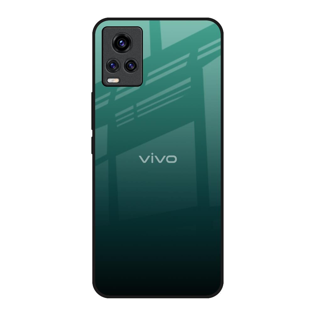 Palm Green Vivo V20 Glass Back Cover Online