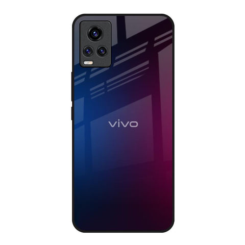 Mix Gradient Shade Vivo V20 Glass Back Cover Online