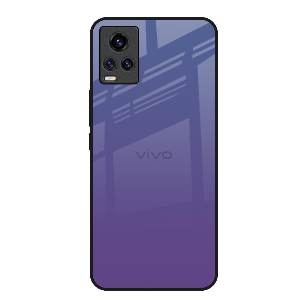 Indigo Pastel Vivo V20 Glass Back Cover Online