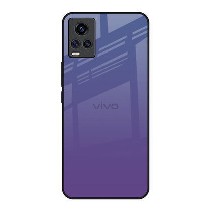 Indigo Pastel Vivo V20 Glass Back Cover Online