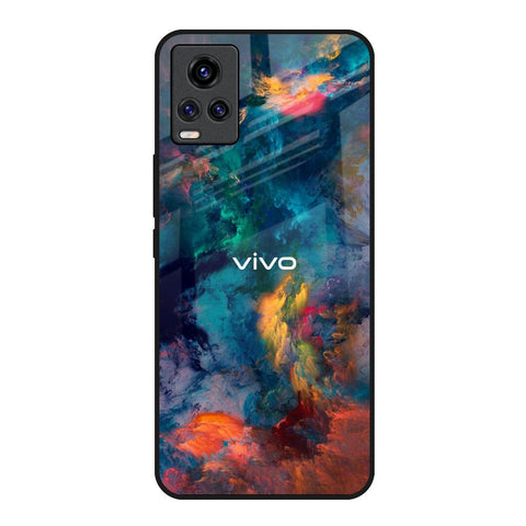 Colored Storm Vivo V20 Glass Back Cover Online