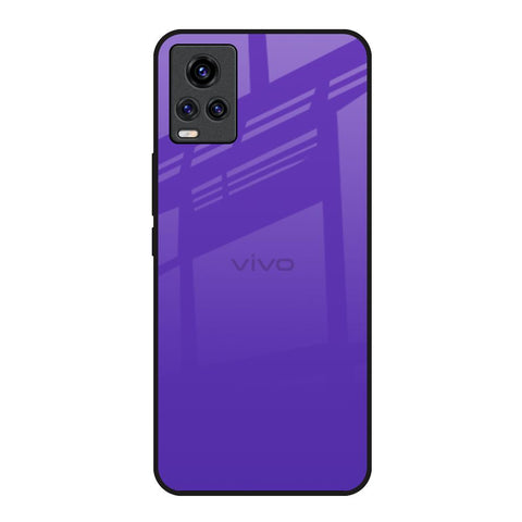 Amethyst Purple Vivo V20 Glass Back Cover Online