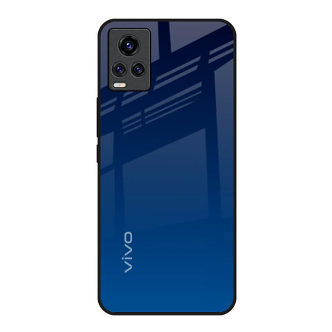 Very Blue Vivo V20 Glass Back Cover Online