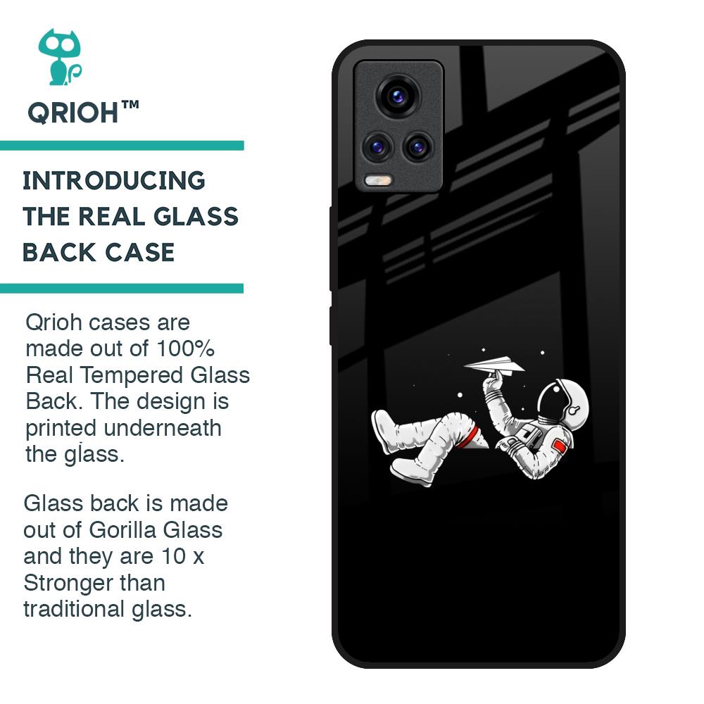 Space Traveller Glass Case for Vivo V20