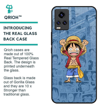 Chubby Anime Glass Case for Vivo V20