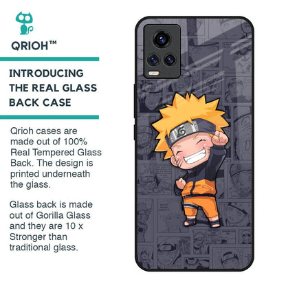 Orange Chubby Glass Case for Vivo V20