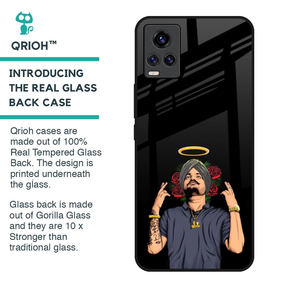 Punjabi Singer Poster Glass Case for Vivo V20