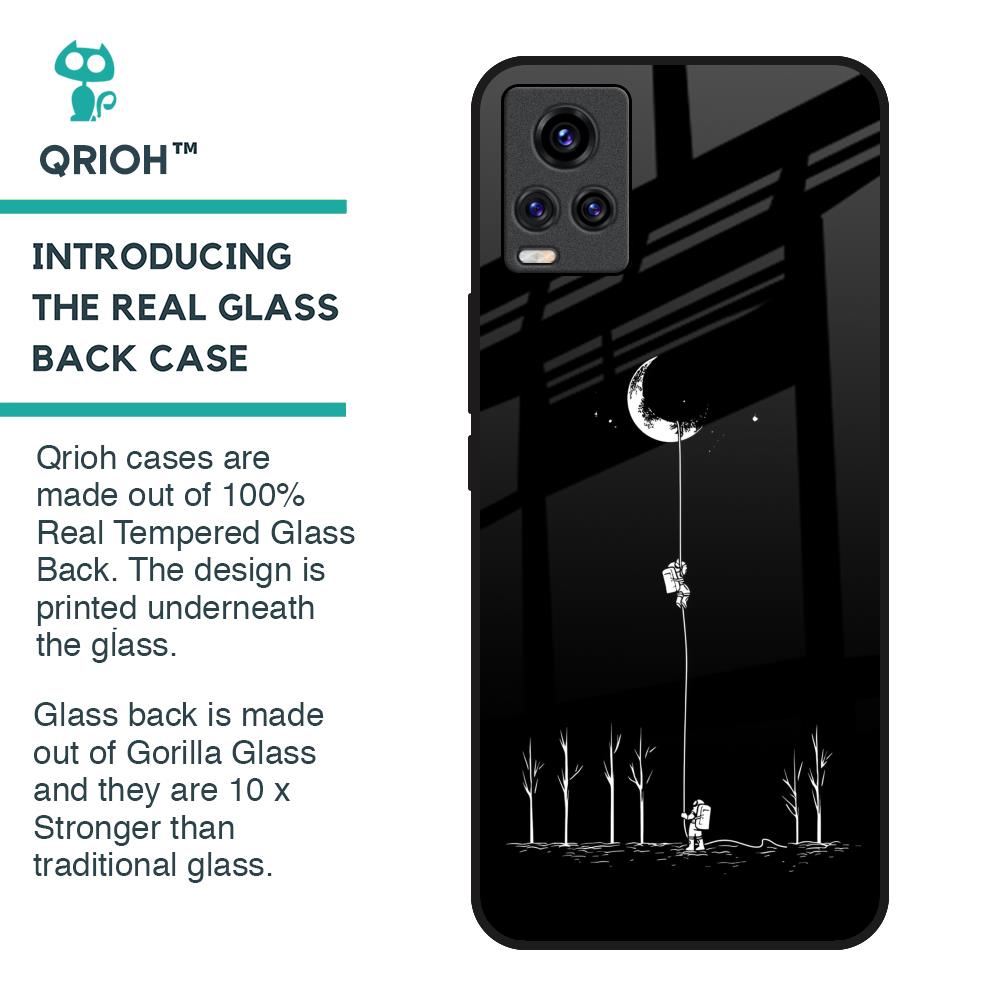 Catch the Moon Glass Case for Vivo V20