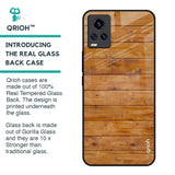 Timberwood Glass Case for Vivo V20