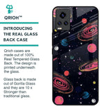 Galaxy In Dream Glass Case For Vivo V20